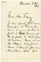 Lettera di  CUMONT