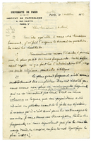 Lettera di  COLLART