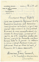 Lettera di  DE SELYS LONGCHAMPS