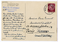 Lettera di  KOSCHAKER