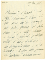 Lettera di  BORGHESE