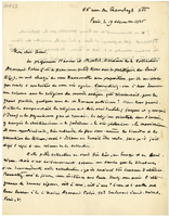 Lettera di  PERNOT