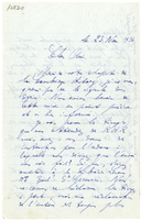 Lettera di  DUSSAUD