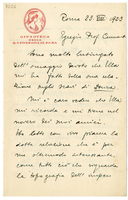 Lettera di  LUGLI