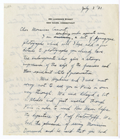 Lettera di  HOPKINS