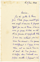 Lettera di  BENVENISTE