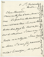 Lettera di  BOISSIER