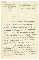 Lettera di  JOUGUET