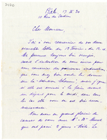 Lettera di  IMBACH