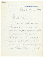 Lettera di  DUSSAUD