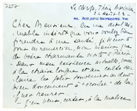 Lettera di  CHESNEAU