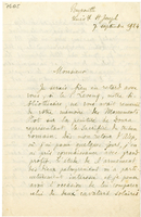 Lettera di  MOUTERDE