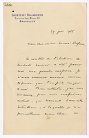 Lettera di  DELEHAYE