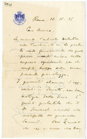 Lettera di  RICCI