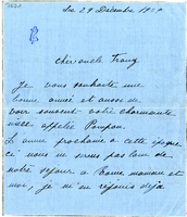 Lettera di  CUMONT