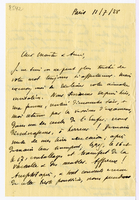 Lettera di  CARCOPINO