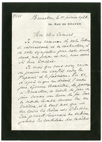 Lettera di  BEYENS