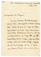 Lettera di  MULLER