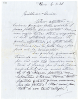 Lettera di  RICCI