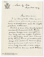 Lettera di  PIRENNE