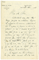 Lettera di  DUSSAUD