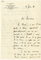 Lettera di  VIROLLEAUD