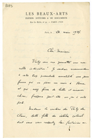 Lettera di D'ESPEZEL