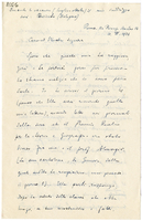 Lettera di  PETTAZZONI