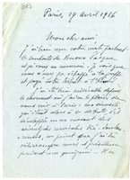 Lettera di  ROMIEU