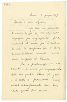 Lettera di  PETTAZZONI