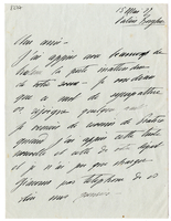 Lettera di  BORGHESE