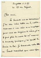 Lettera di  D'ARSCHOT