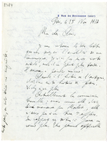 Lettera di  DUSSAUD