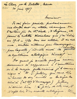 Lettera di  CHENET