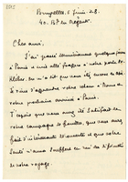 Lettera di  D'ARSCHOT