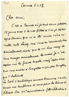 Lettera di  D'ARSCHOT