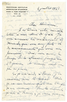 Lettera di  DE JERPHANION