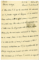 Lettera di  ZURETTI