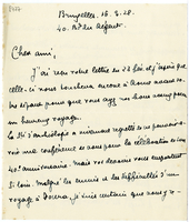 Lettera di  D'ARSCHOT