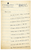 Lettera di  ZURETTI