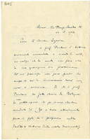 Lettera di  PETTAZZONI