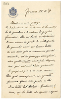 Lettera di  VITELLI