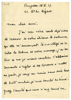 Lettera di  D'ARSCHOT