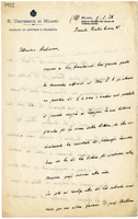 Lettera di  ZURETTI