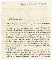 Lettera di  CARCOPINO