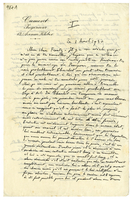 Lettera di  CUMONT