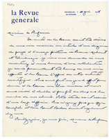 Lettera di  DE LICHTERVELDE