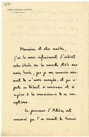 Lettera di  SEYRIG