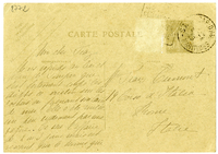 Lettera di  DU MONCEAU