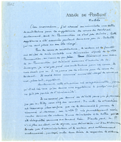 Lettera di  DELCOURT